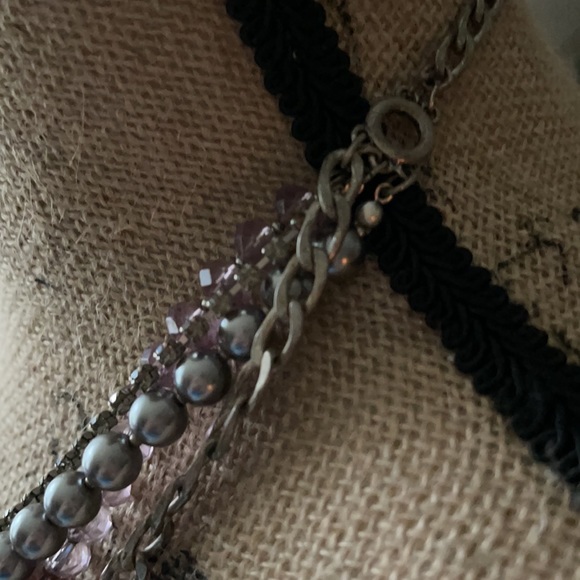 Loft Layered Beaded Necklace - Picture 3 of 5